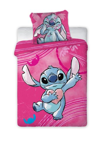 Disney Lilo és Stitch, A csillagkutya Heartbeat gyerek, ovis ágyneműhuzat 100×135 cm, 40×60 cm