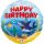 Happy Birthday Ocean mini fólia lufi 19 cm (WP)