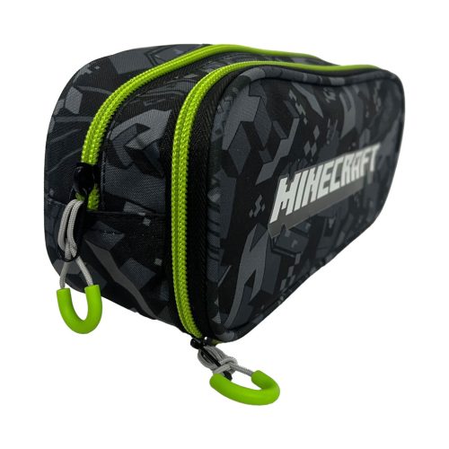 Minecraft Camo Terra 2 rekeszes tolltartó 23,5 cm