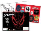Pókember World of Webs A/4 spirál vázlatfüzet 40 lapos matricával