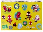 Pókember Spidey Dino-Webs A/4 spirál vázlatfüzet 40 lapos matricával