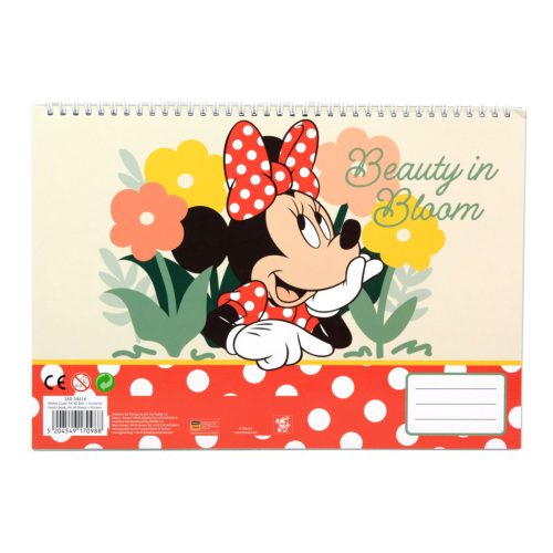 Disney Minnie Nomadic Spirit A/4 spirál vázlatfüzet 40 lapos matricával