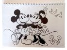 Disney Minnie Nomadic Spirit A/4 spirál vázlatfüzet 40 lapos matricával