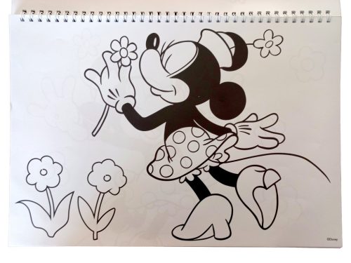 Disney Minnie Nomadic Spirit A/4 spirál vázlatfüzet 40 lapos matricával