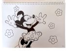 Disney Minnie Nomadic Spirit A/4 spirál vázlatfüzet 40 lapos matricával
