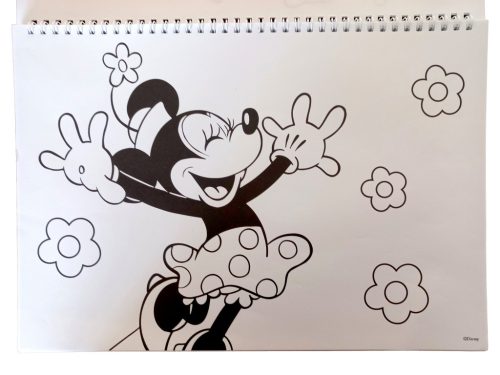 Disney Minnie Nomadic Spirit A/4 spirál vázlatfüzet 40 lapos matricával