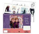 Disney Jégvarázs Heart A/4 spirál vázlatfüzet 40 lapos matricával