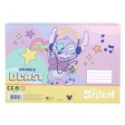 Disney Lilo és Stitch, A csillagkutya Blast A/4 spirál vázlatfüzet 40 lapos matricával