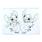 Disney Lilo és Stitch, A csillagkutya Blast A/4 spirál vázlatfüzet 40 lapos matricával