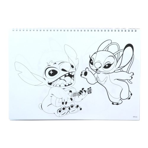 Disney Lilo és Stitch, A csillagkutya Blast A/4 spirál vázlatfüzet 40 lapos matricával