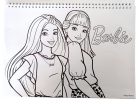 Barbie Paints A/4 spirál vázlatfüzet 40 lapos matricával