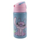 Disney Lilo és Stitch, a csillagkutya Aliens alumínium szívószálas kulacs akasztóval 500 ml