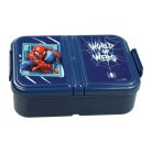 Pókember World of Web szendvicsdoboz + alumínium kulacs szett