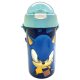 Sonic a sündisznó Speed Blue műanyag szívószálas kulacs akasztóval 500 ml