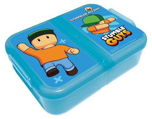 Stumble Guys All Day több rekeszes uzsonnás doboz, szendvicsdoboz