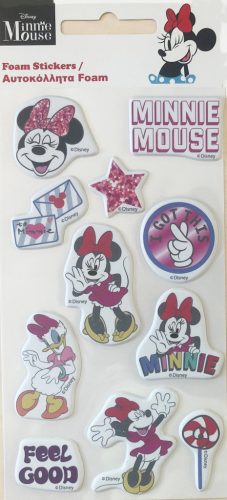 Disney Minnie Feel Good pufi szivacs matrica szett