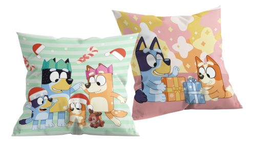 Bluey Winter Karácsonyi párna, díszpárna 40x40 cm