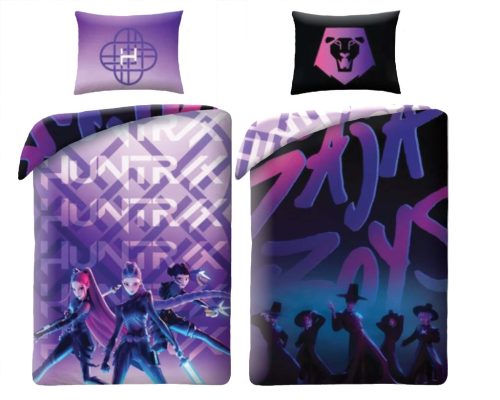 K-pop Démonvadászok Enemies kétoldalas ágyneműhuzat 140×200cm, 70x90 cm microfibre
