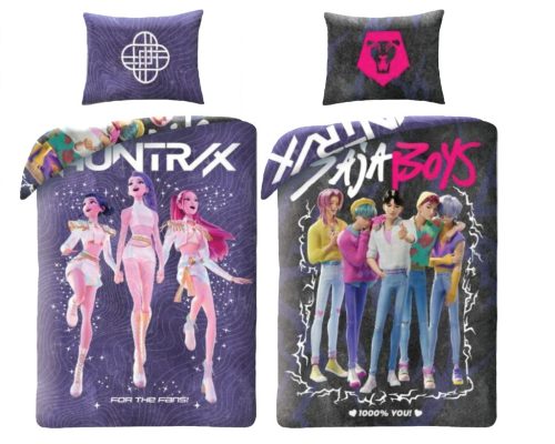 K-pop Démonvadászok For the Fans kétoldalas ágyneműhuzat 140×200cm, 70x90 cm microfibre