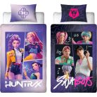 K-pop Démonvadászok Saja Boys kétoldalas ágyneműhuzat 140×200cm, 70x90 cm microfibre