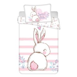   Nyuszi Sweet gyerek, ovis ágyneműhuzat 100x135 cm, 40x60 cm