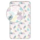 Disney Lilo és Stitch, A csillagkutya Leaves gumis lepedő 90x200 cm