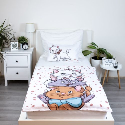 Disney Marie Friends gyerek, ovis ágyneműhuzat 100×135 cm, 40×60 cm