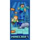 Minecraft Underwater fürdőlepedő, strand törölköző 70x140cm (Fast Dry)