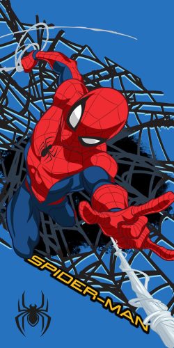 Pókember Web Hero fürdőlepedő, strand törölköző 70x140cm (Fast Dry)