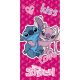 Disney Lilo és Stitch, A csillagkutya Kiss, Love fürdőlepedő, strand törölköző 70x140 cm (Fast Dry)