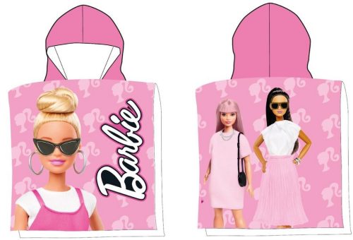 Barbie Street Style strand törölköző poncsó 50x100 cm (Fast Dry)