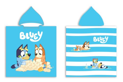Bluey Sandy Fun strand törölköző poncsó 50x100 cm (Fast Dry)