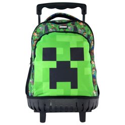 Minecraft Face prémium gurulós iskolatáska, táska 44 cm