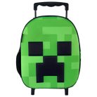 Minecraft Face gurulós ovis 3D hátizsák, táska 32 cm