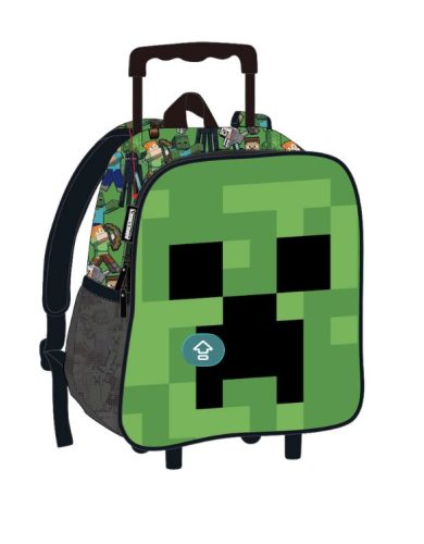 Minecraft Face gurulós ovis 3D hátizsák, táska 32 cm