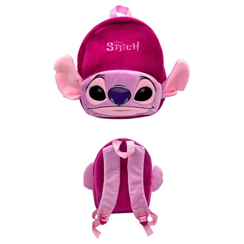 Disney Lilo és Stitch, A csillagkutya Angel 3D plüss hátizsák, táska 30 cm
