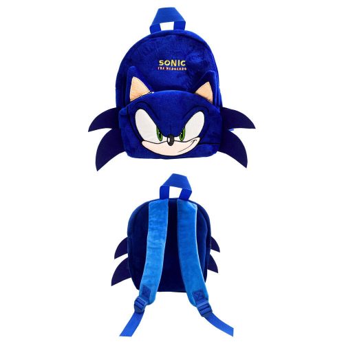 Sonic a sündisznó Blur 3D plüss hátizsák, táska 30 cm