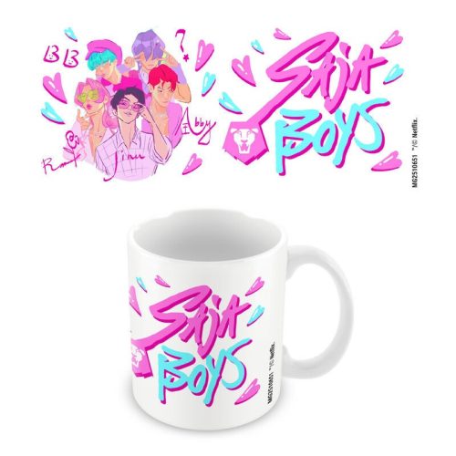 K-pop Démonvadászok Saja Boys porcelán bögre 315 ml (11 oz) Díszdobozban