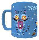 K-pop Démonvadászok Derpy porcelán bögre levehető plüss borítással 440 ml (15,5 oz) Díszdobozban