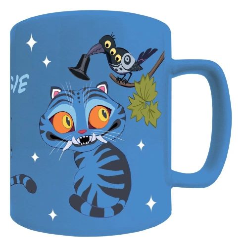 K-pop Démonvadászok Derpy porcelán bögre levehető plüss borítással 440 ml (15,5 oz) Díszdobozban