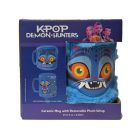 K-pop Démonvadászok Derpy porcelán bögre levehető plüss borítással 440 ml (15,5 oz) Díszdobozban