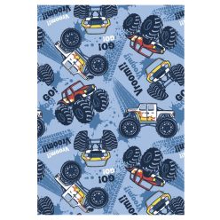 Jármű Monster Truck A/4 gumis mappa