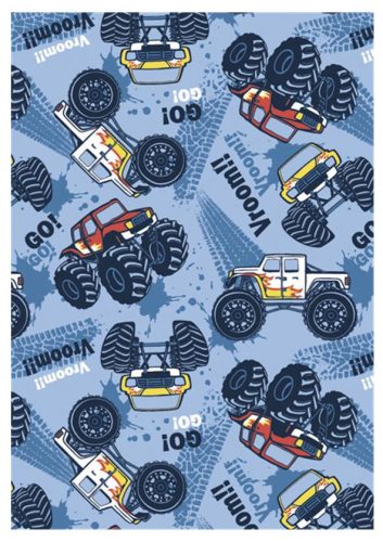 Jármű Monster Truck A/4 gumis mappa