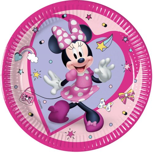 Disney Minnie Junior papírtányér 8 db-os 20 cm FSC