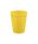 Sárga Yellow micro prémium műanyag pohár 250 ml