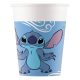 Disney Lilo és Stitch, A csillagkutya Angel papír pohár 8 db-os 200 ml FSC