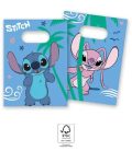 Disney Lilo és Stitch, A csillagkutya Angel papír ajándéktasak, ajándékzacskó 4 db-os