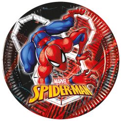 Pókember World of Webs papírtányér 8 db-os 20 cm FSC