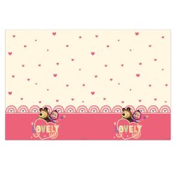   Mása és a medve Sweet Heart műanyag asztalterítő 120x180 cm
