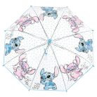 Disney Lilo és Stitch, A csillagkutya Angel gyerek átlátszó esernyő Ø72 cm